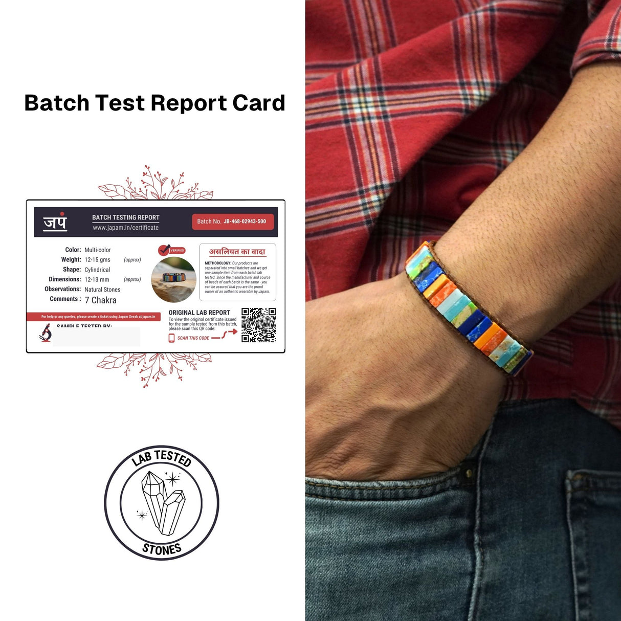 7 Chakra Micro Tile Band