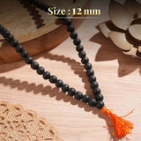 108+1 Divya Karungali Mala - Natural Ebony Wood Beads (Govt. Certified)