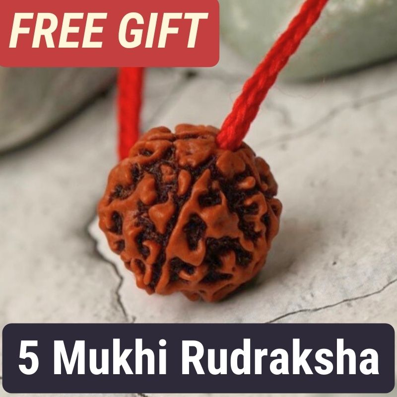 🎁 Free Gift - 5 Mukhi Nepali Rudraksha