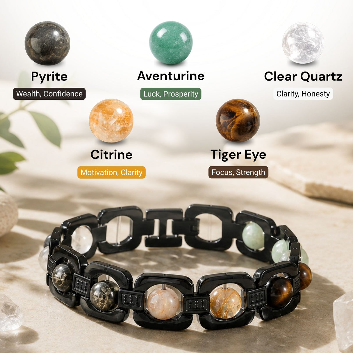 Midnight Black Essential Dhanlabh Bracelet