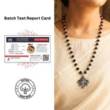Silver Plated Ganesh Karungali Mala