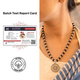 Silver Plated Karungali Sudarshan Chakra Mala