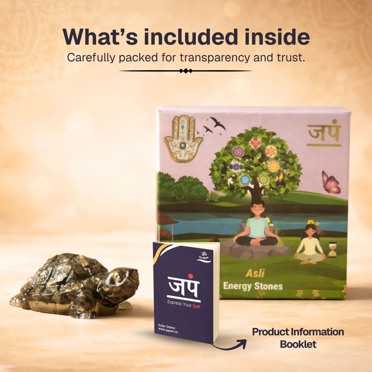 Pyrite Prosperity Tortoise (Kachhua)