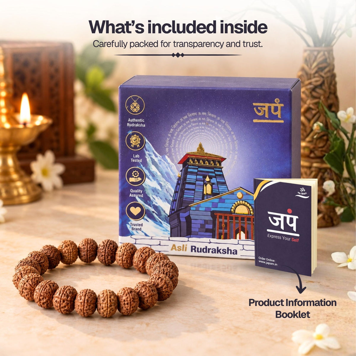 7 Mukhi Rudraksha Band