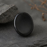 Black Obsidian Worry Stone