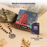 Silver Plated Karungali Sudarshan Chakra Mala