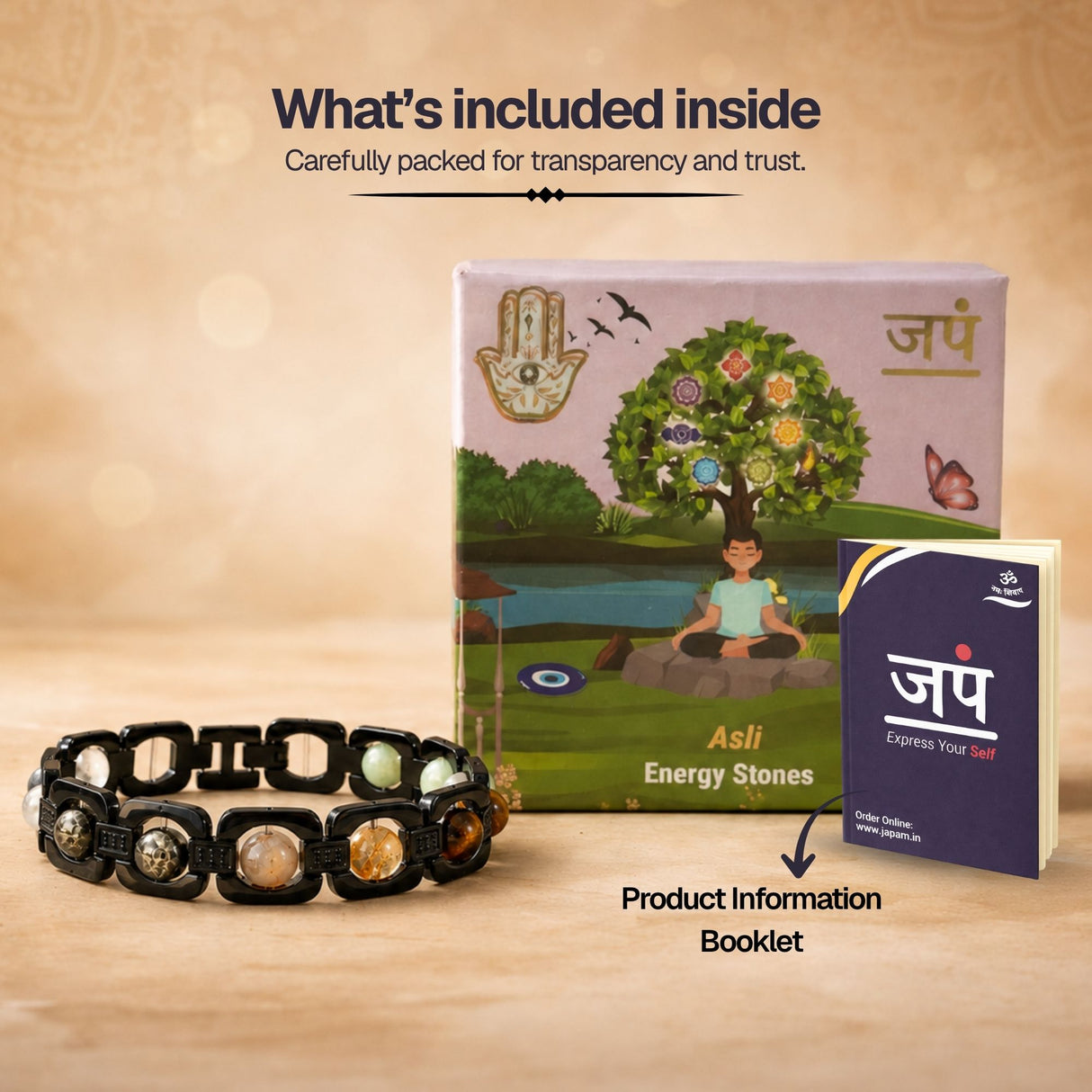 Midnight Black Essential Dhanlabh Bracelet