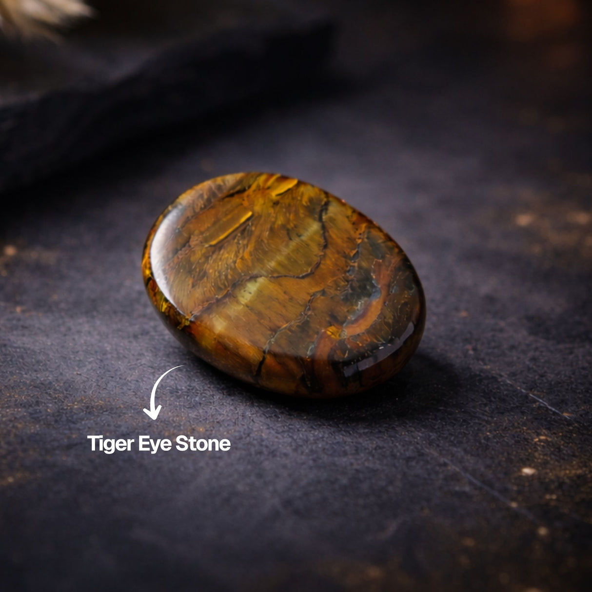 Tiger Eye Worry Stone