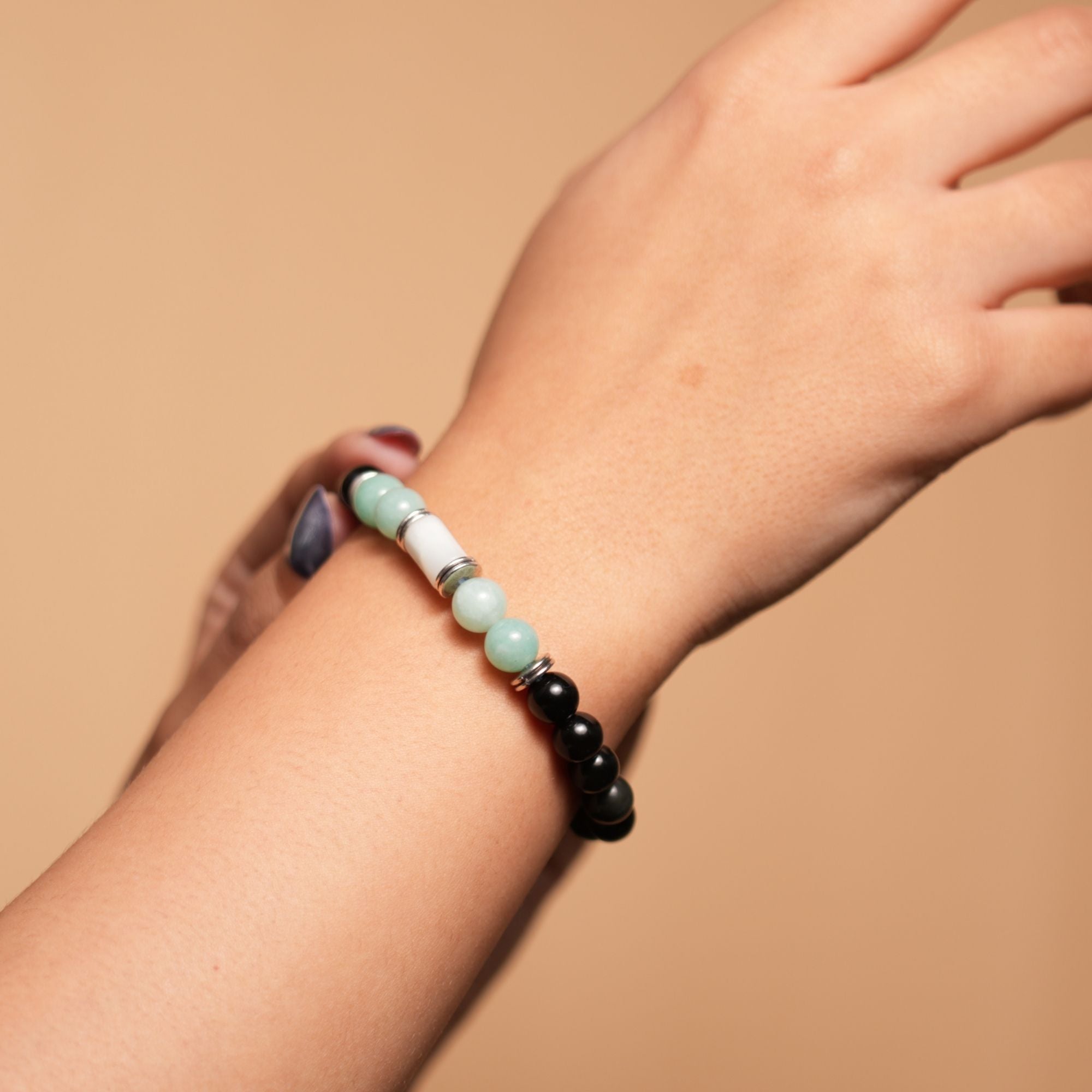 Amazonite Zodiac Band – Virgo (कन्या राशि) – Japam