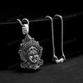 Oxi Silver Bhavani Durga Necklace