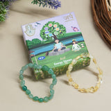 Infinite Luck Combo - Citrine & Aventurine Bands