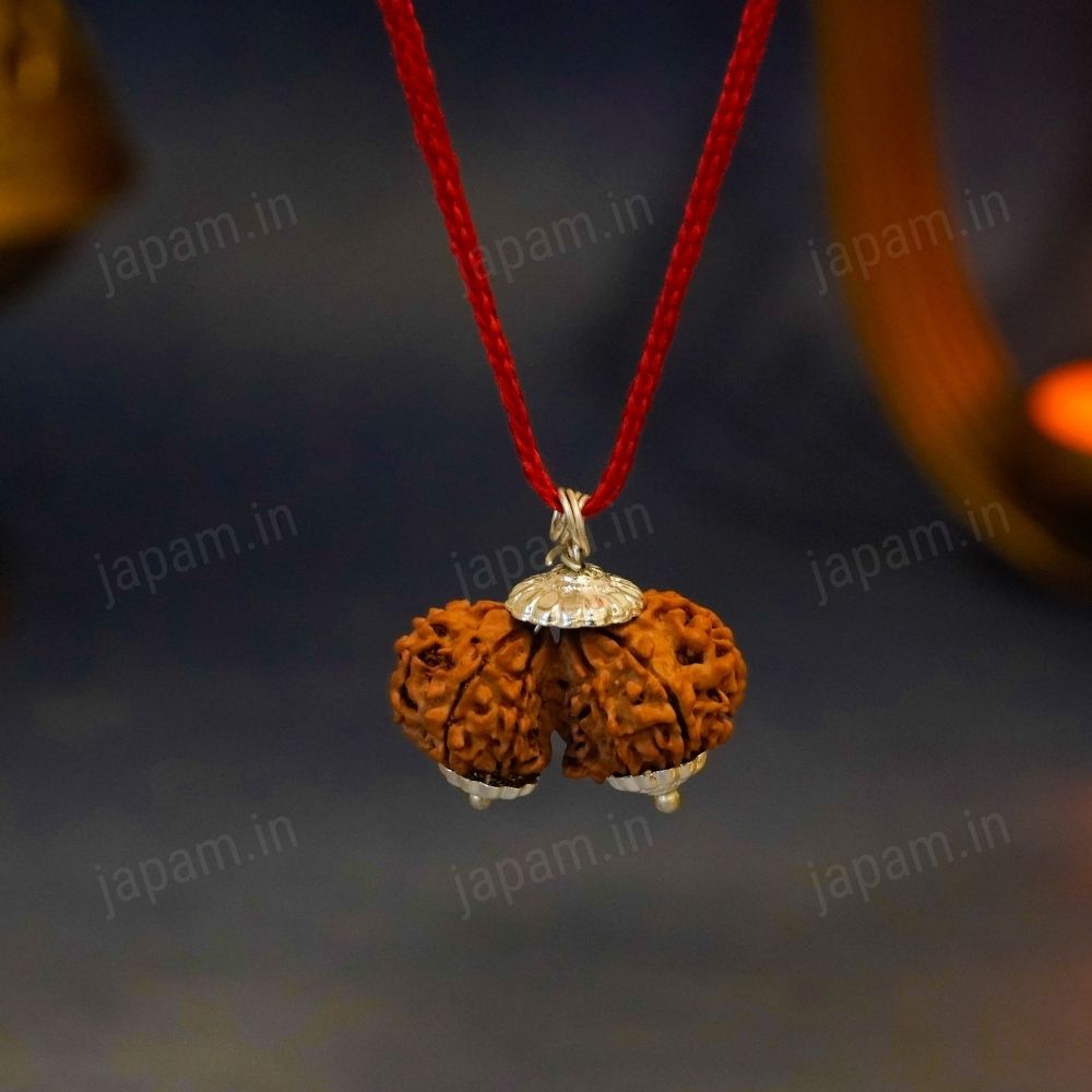 Authentic Gauri Shankar Nepali Rudraksha - Divine unity of Shiva & Shakti