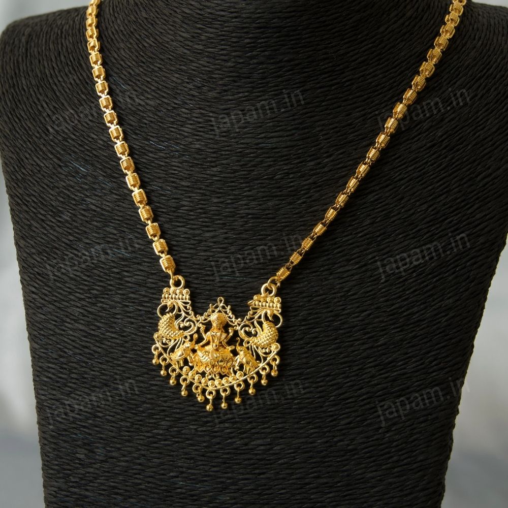 Gold Plated Divine Lakshmi Ji Necklace