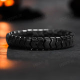 Midnight Glow Hematite Band