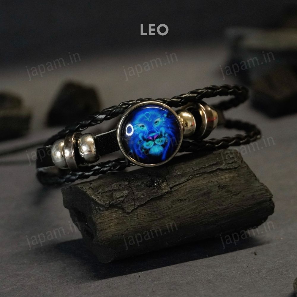 アクセサリー LEO Leo Zodiac Good Luck Charm Crystal Bracelet – Theastrodivine