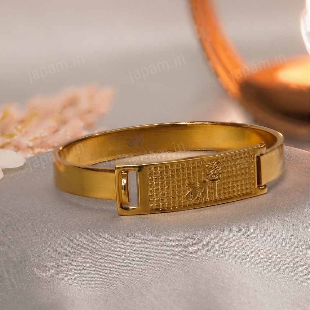 Gold Plated Maa Blessing Kada