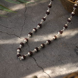 Silver Plated Elegant Rudraksha Mala