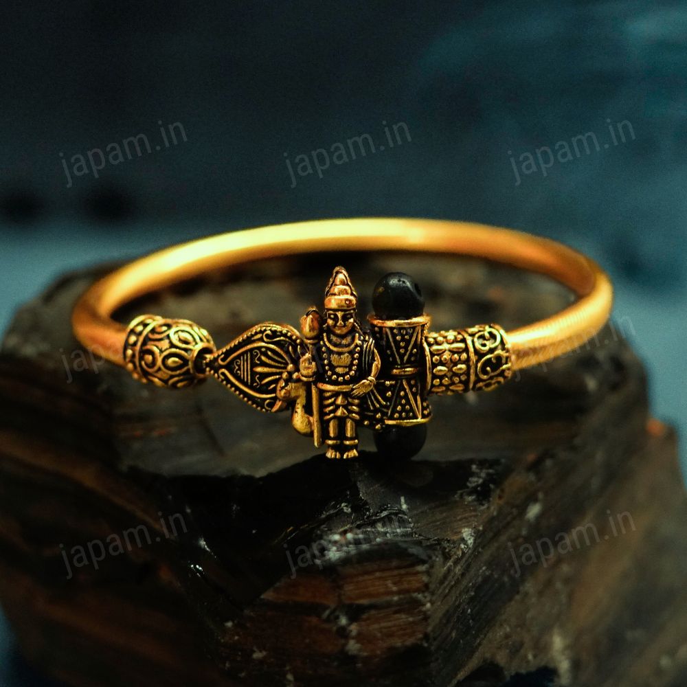 Gold Plated Karungali Murugan Kada – Japam
