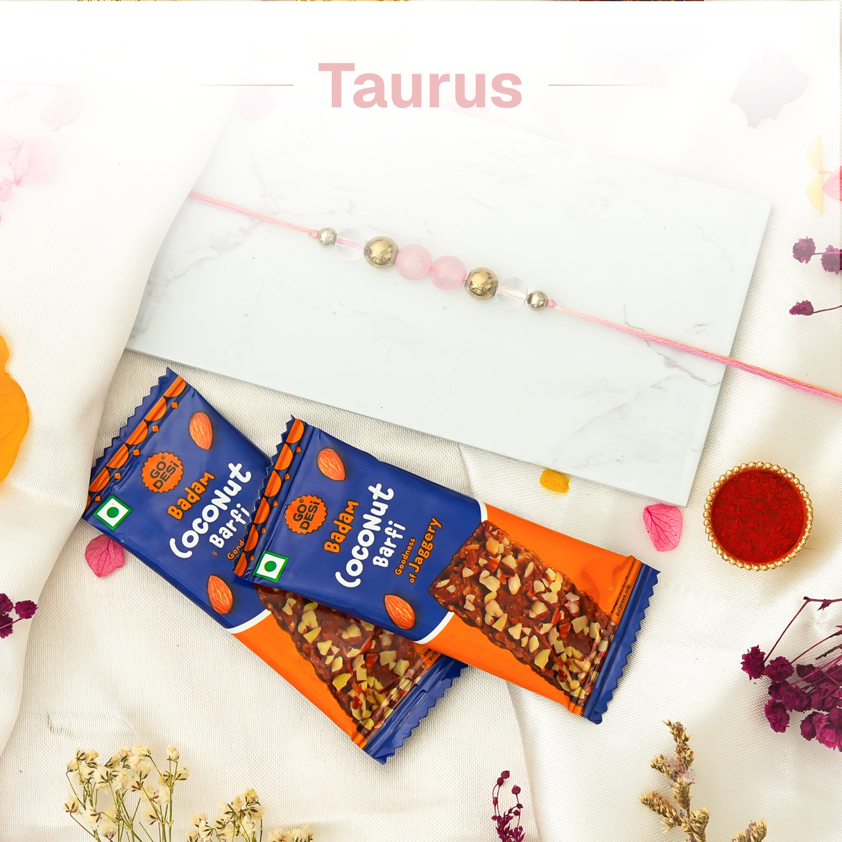 Taurus Zodiac Rakhi Hamper