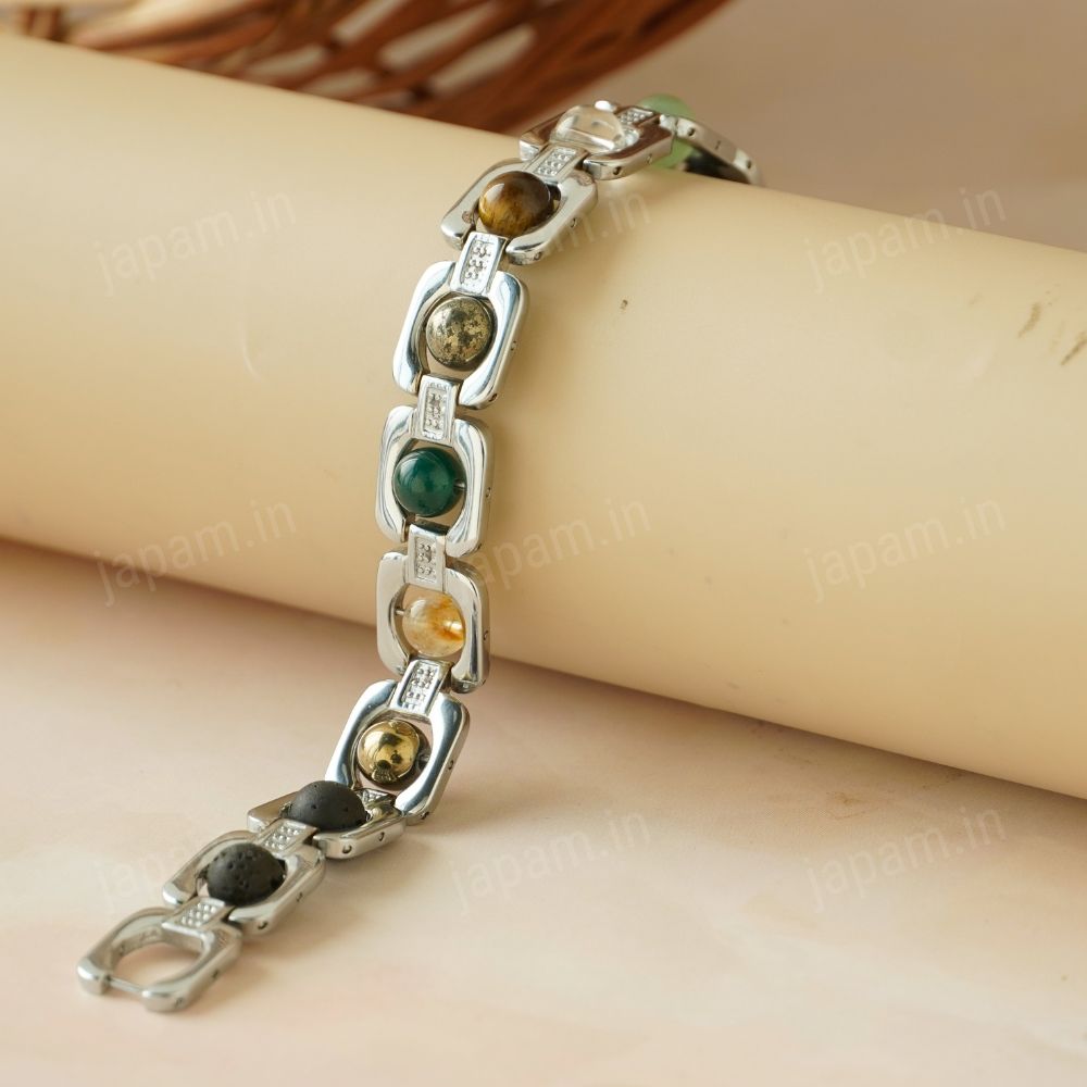 Silver Plated Essential Dhanlabh Bracelet