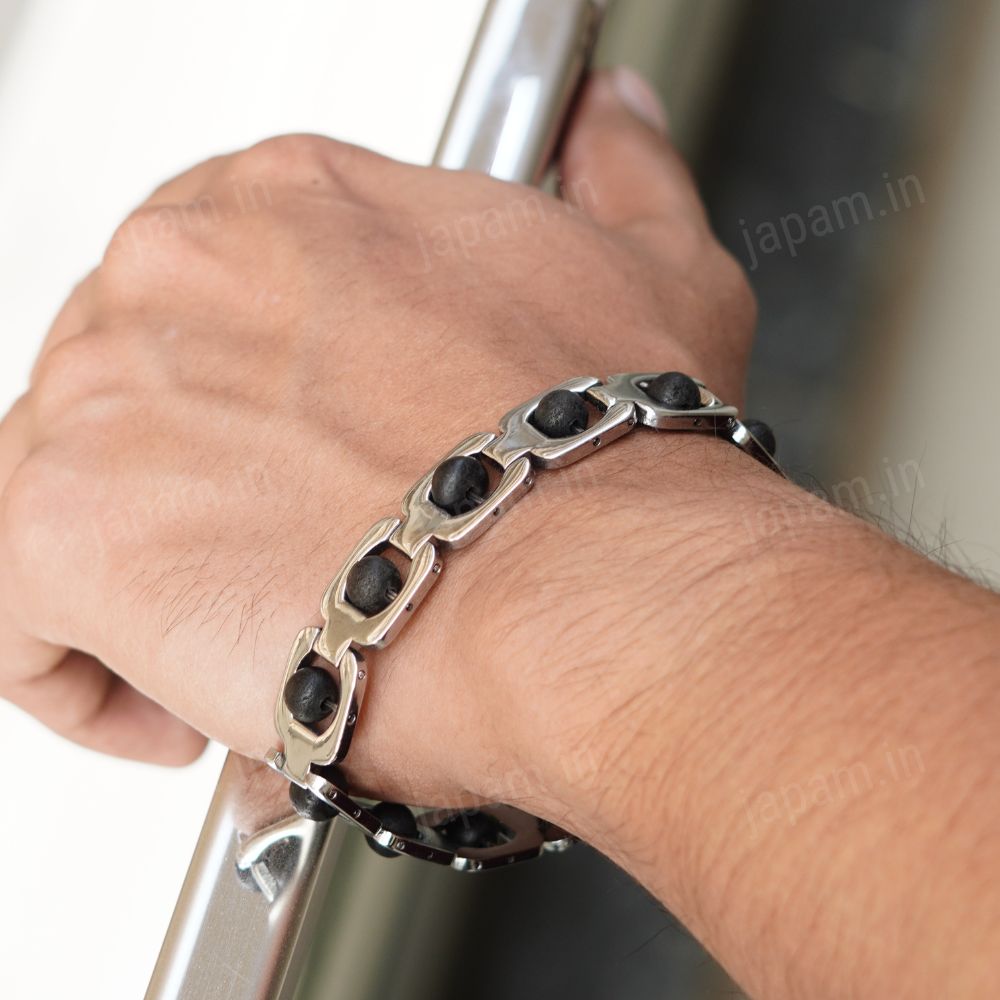 Silver Plated Essential Karungali Bracelet