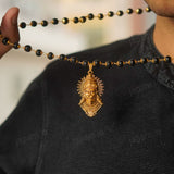 Gold Plated Bajrangbali Karungali Necklace