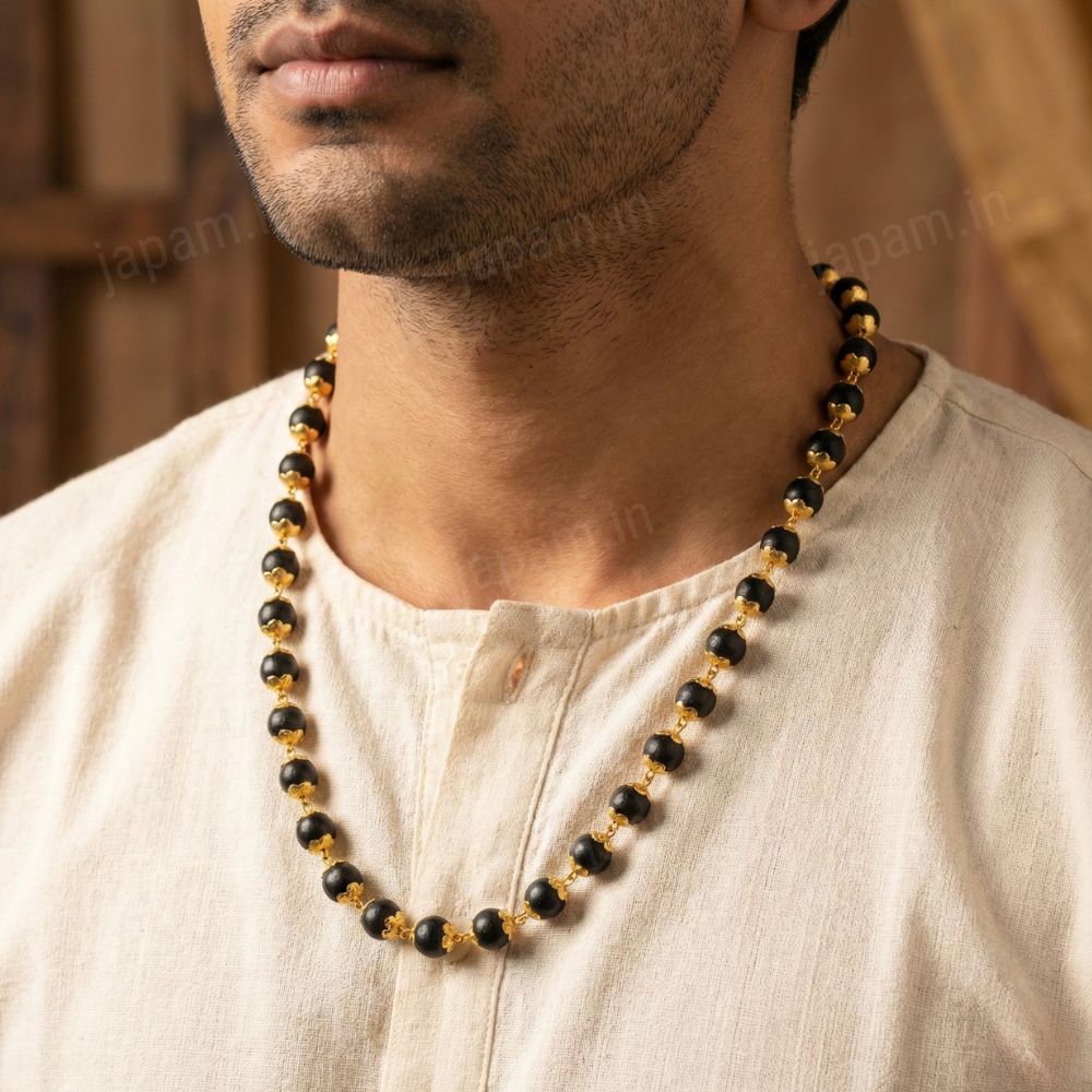 Gold Plated Eternal Karungali Mala
