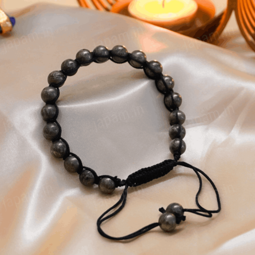 Pyrite Tie-up Bracelet