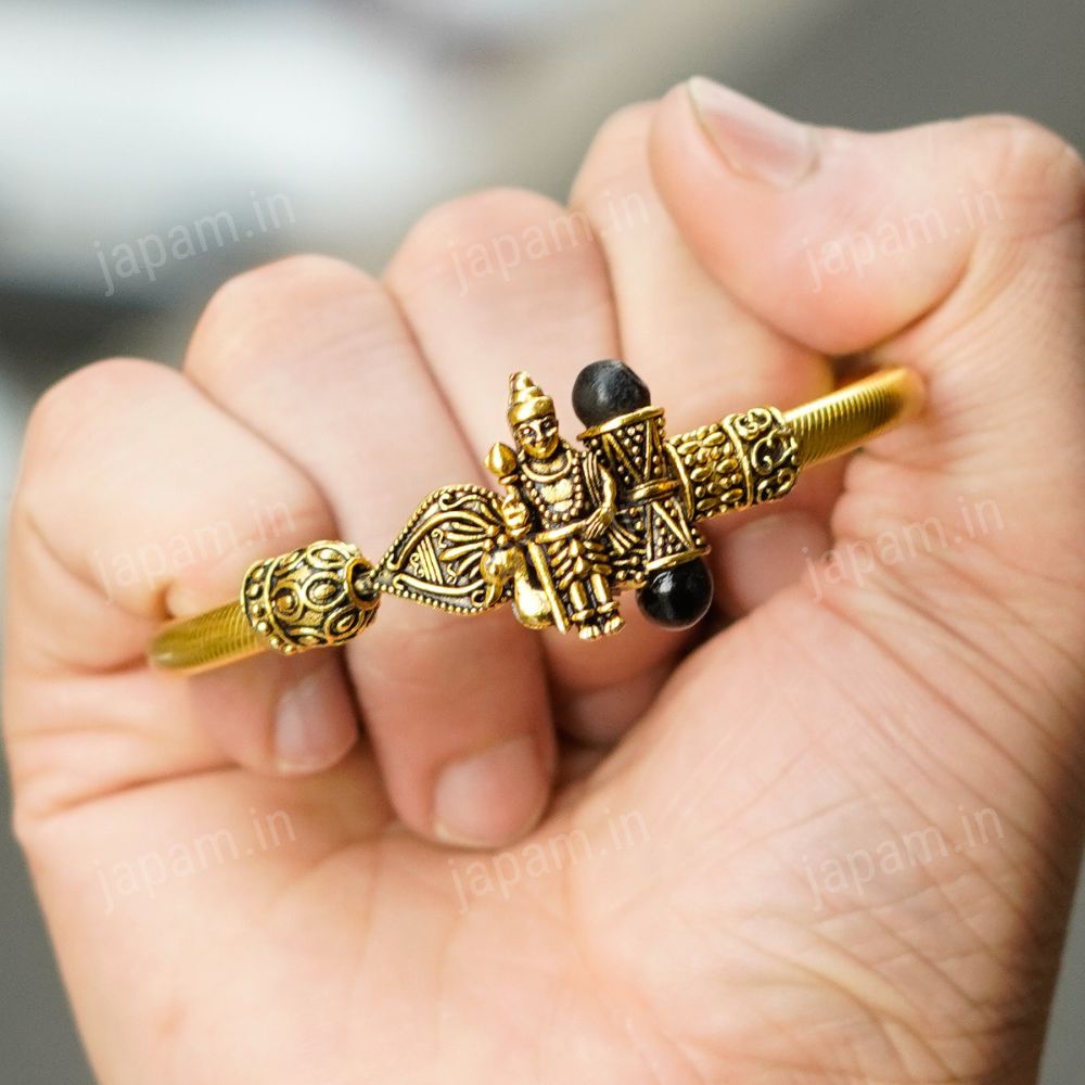 Gold Plated Karungali Murugan Kada – Japam