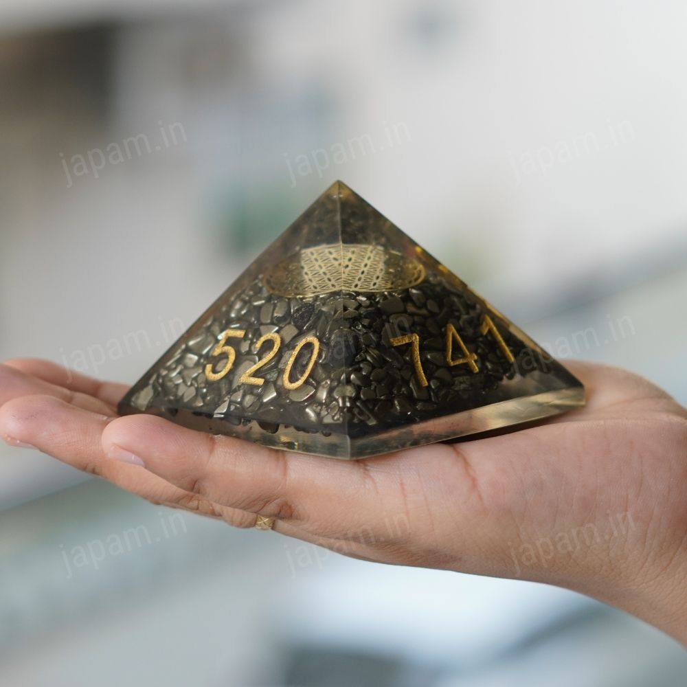 Wealth Magnet Pyrite Pyramid