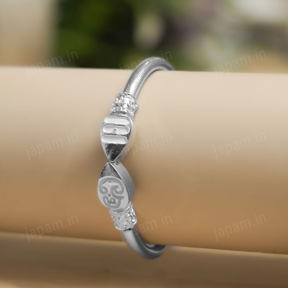 Silver Plated Vel Kada